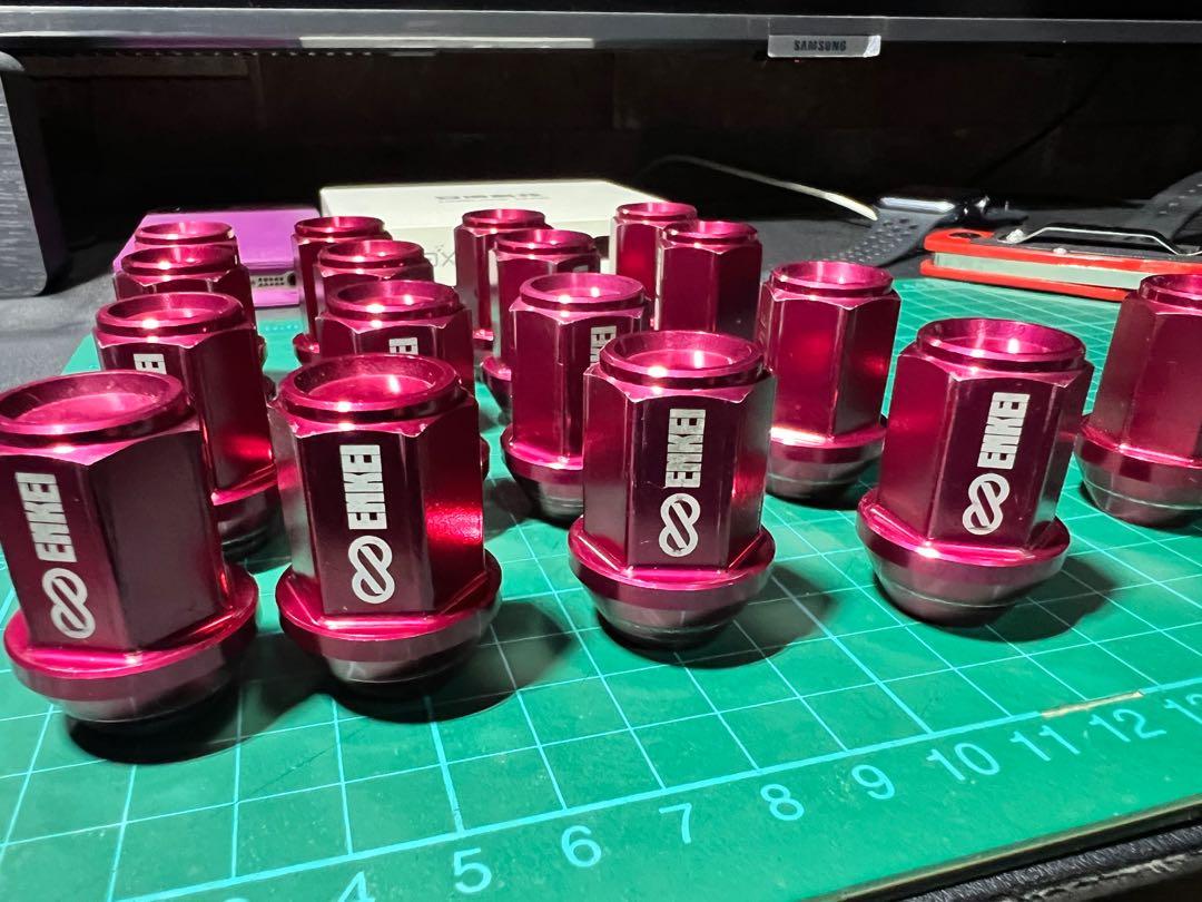 Enkei Duralumin Wheel Lock & Nut, Car Accessories, Tyres & Rims on