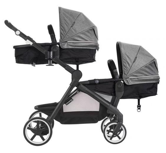 Evenflo Pivot Xpand travel system double stroller two seats