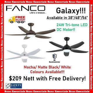 Fanco Galaxy 5 Ceiling Fan // DC Motor Renoessentials