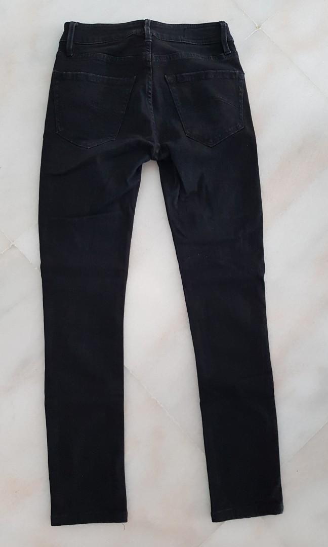 Black armani jeans sale clearance