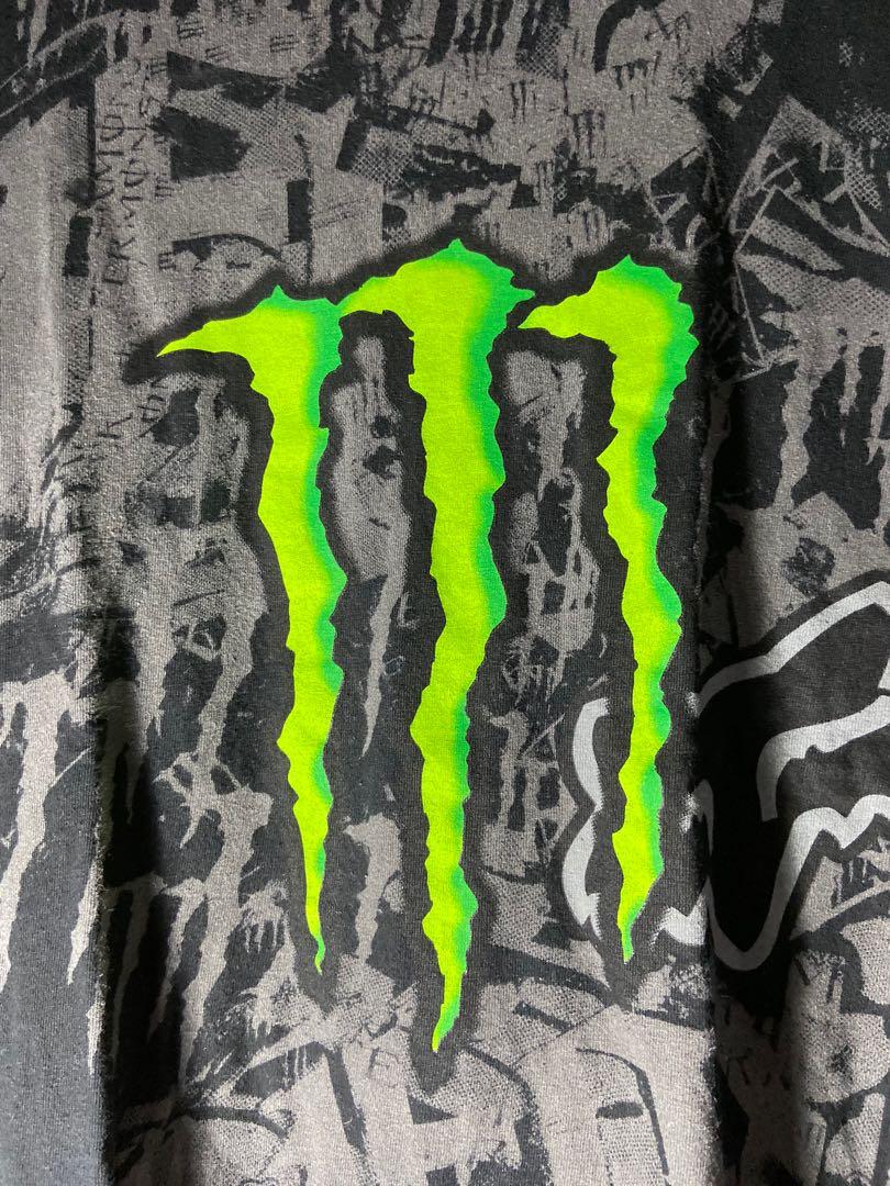 Fox, Shirts, Vintage Fox Racing X Monster Energy Shirt