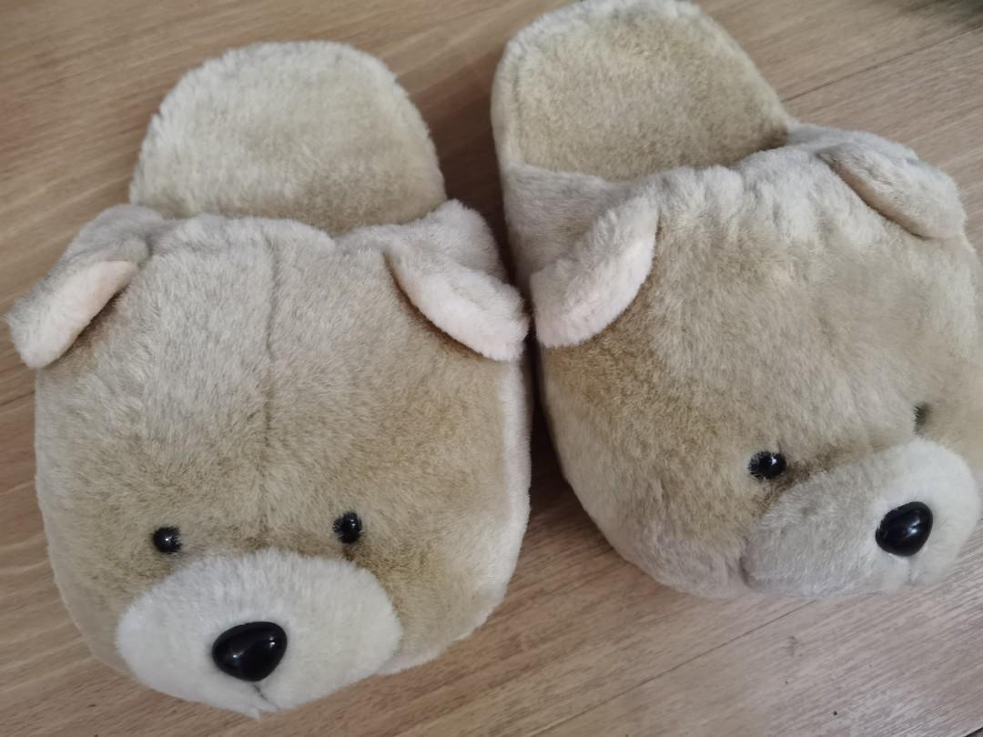 Fun Kids Adults Bear Slippers