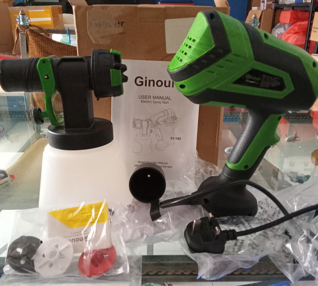Ginour Electric Spray Gun 83102, Everything Else on Carousell