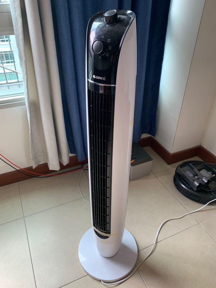Gree tower fan, Furniture & Home Living, Lighting & Fans, Fans on Carousell