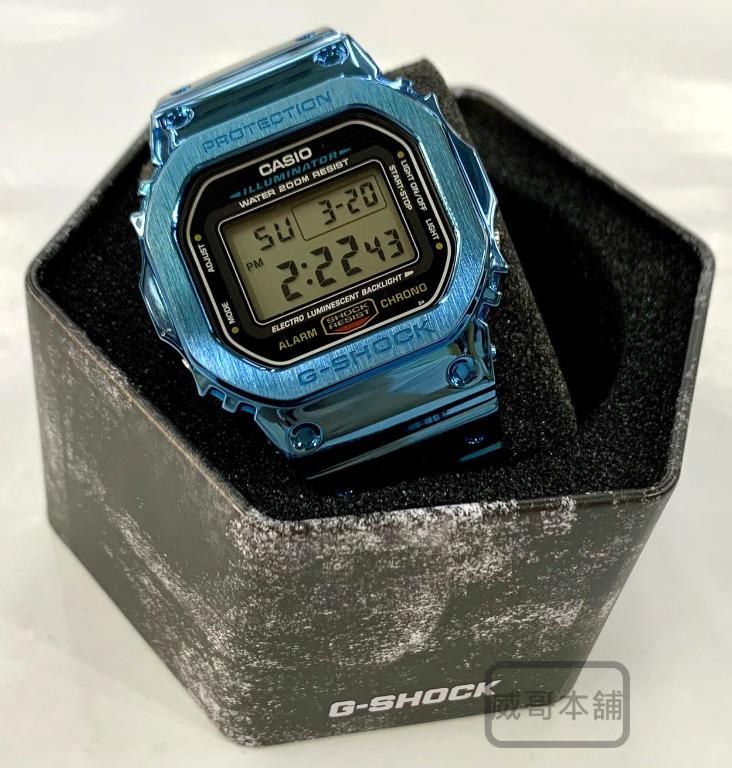 威哥本舖】G-Shock 全新不鏽鋼改裝實品DW-5600改裝DW-5600E 已改含錶