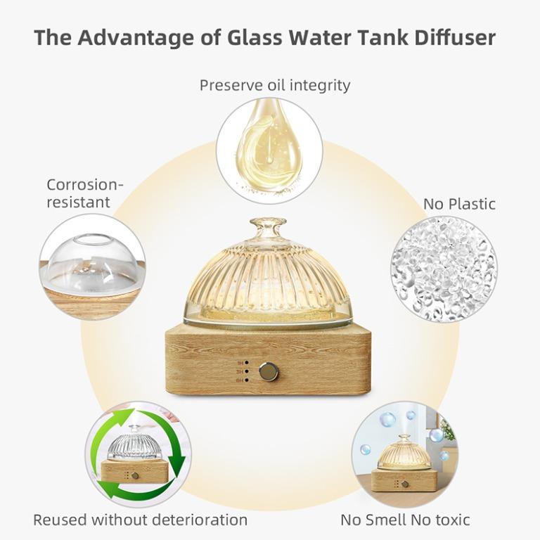 Essential Oil Diffusers for Home, Star Aromatherapy Diffuser 550 ML  Ultrasonic