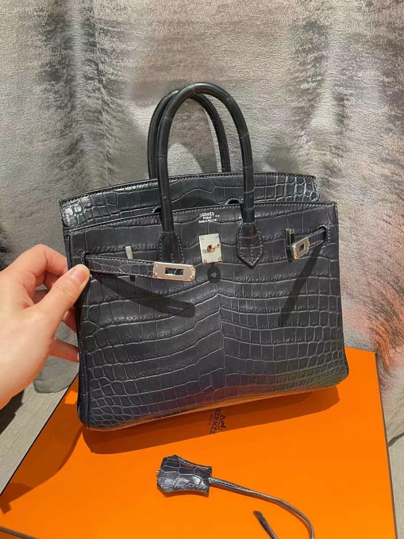 Hermes Brand New Croc Kelly 20 Vert Bosphore in Shiny Alligator , GHW Stamp  Y, Luxury, Bags & Wallets on Carousell