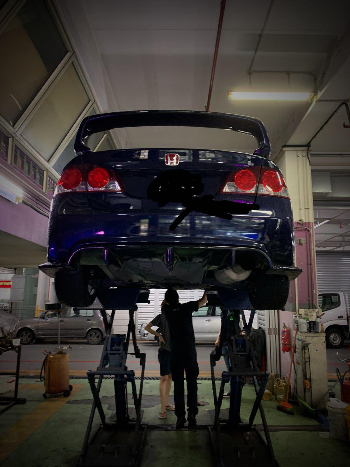 Fd2r Rear Honda Civic type r Js rear diffuser fd2r, Car Accessories, Accessories ...