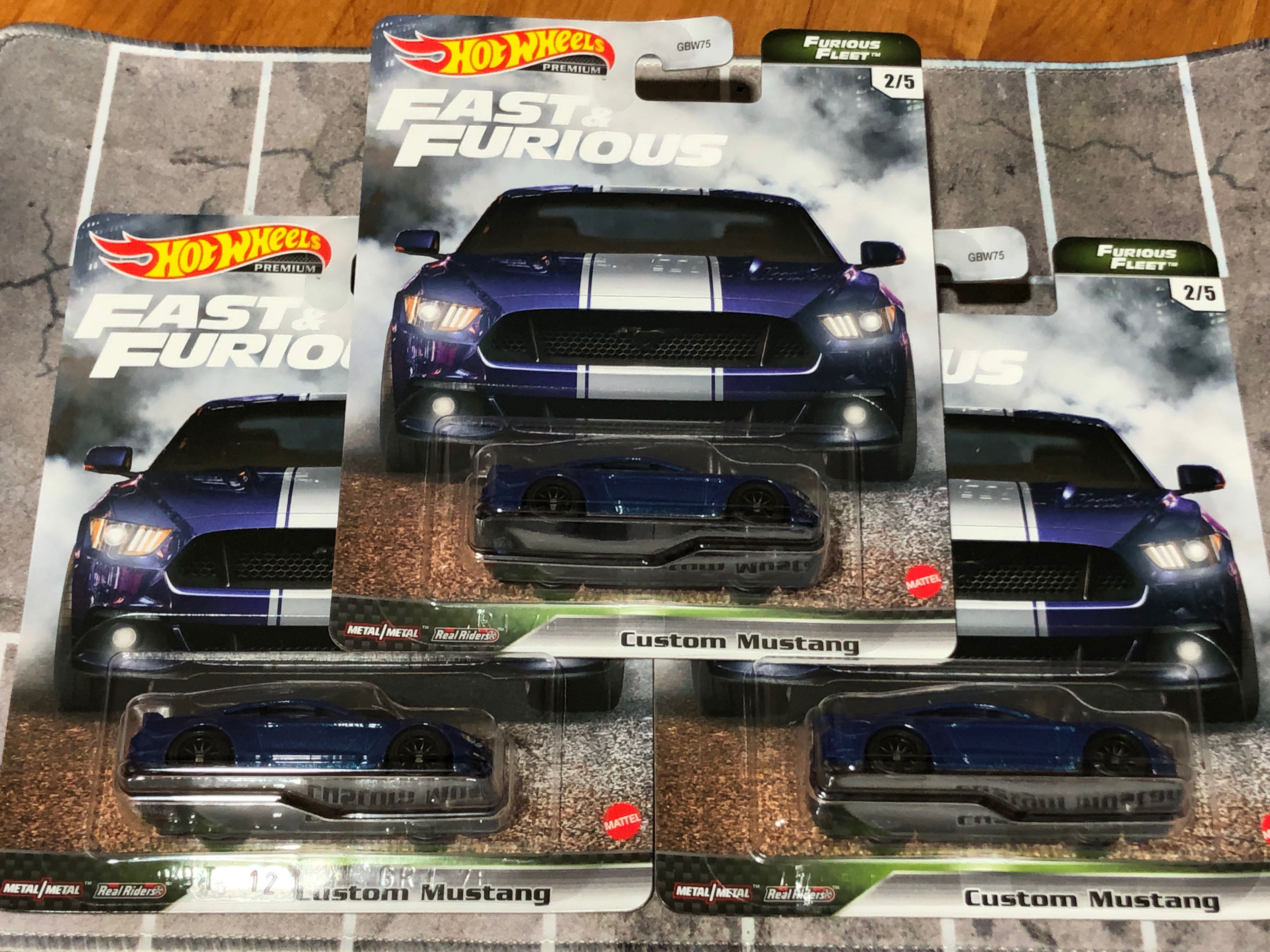 Hot Wheels Fast & Furious - Furious Fleet Custom Mustang, Hobbies & Toys,  Toys & Games on Carousell