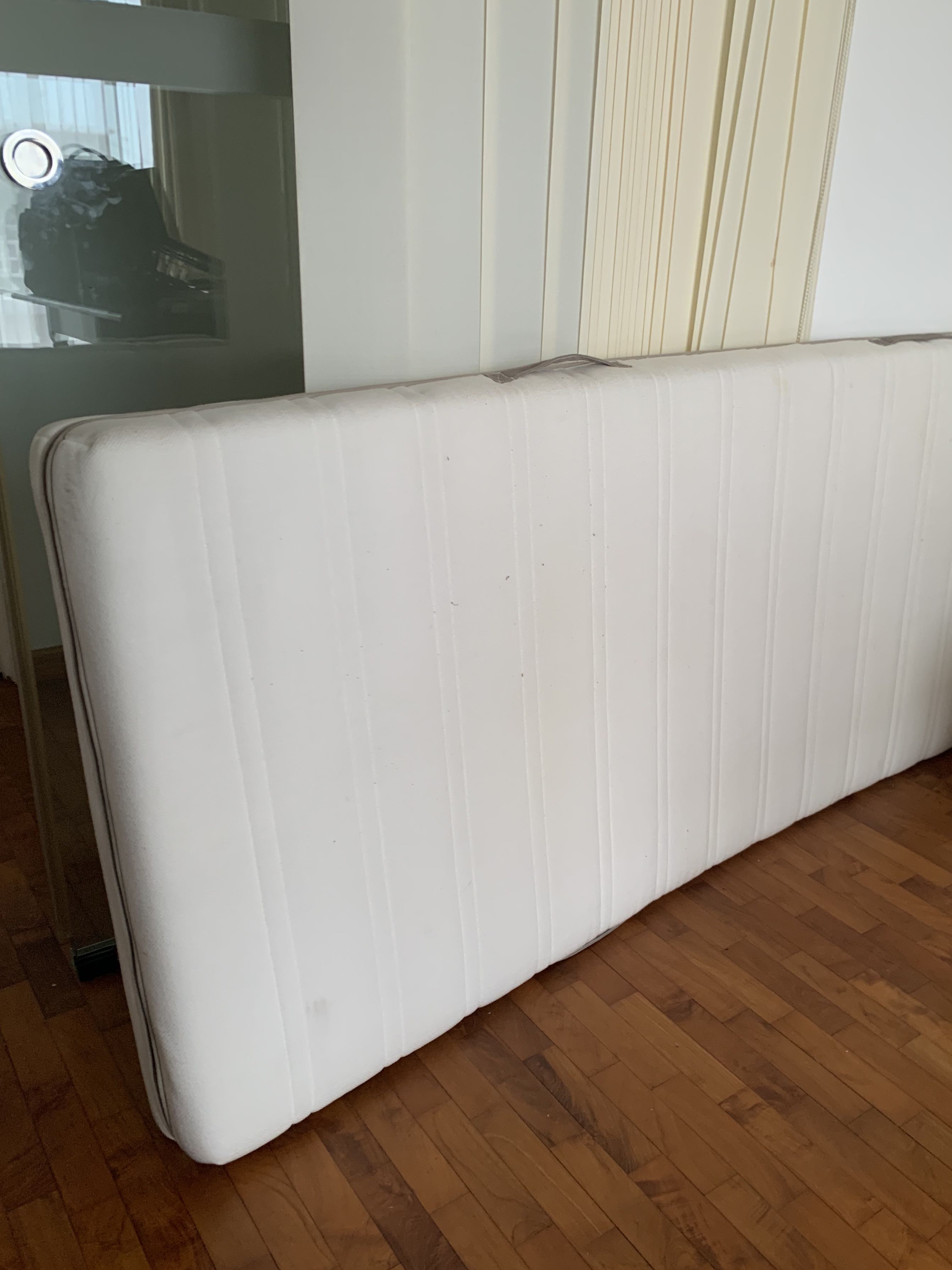 IKEA Folding cot with mattress Furniture Home Living Furniture Bed Frames Mattresses on Carousell