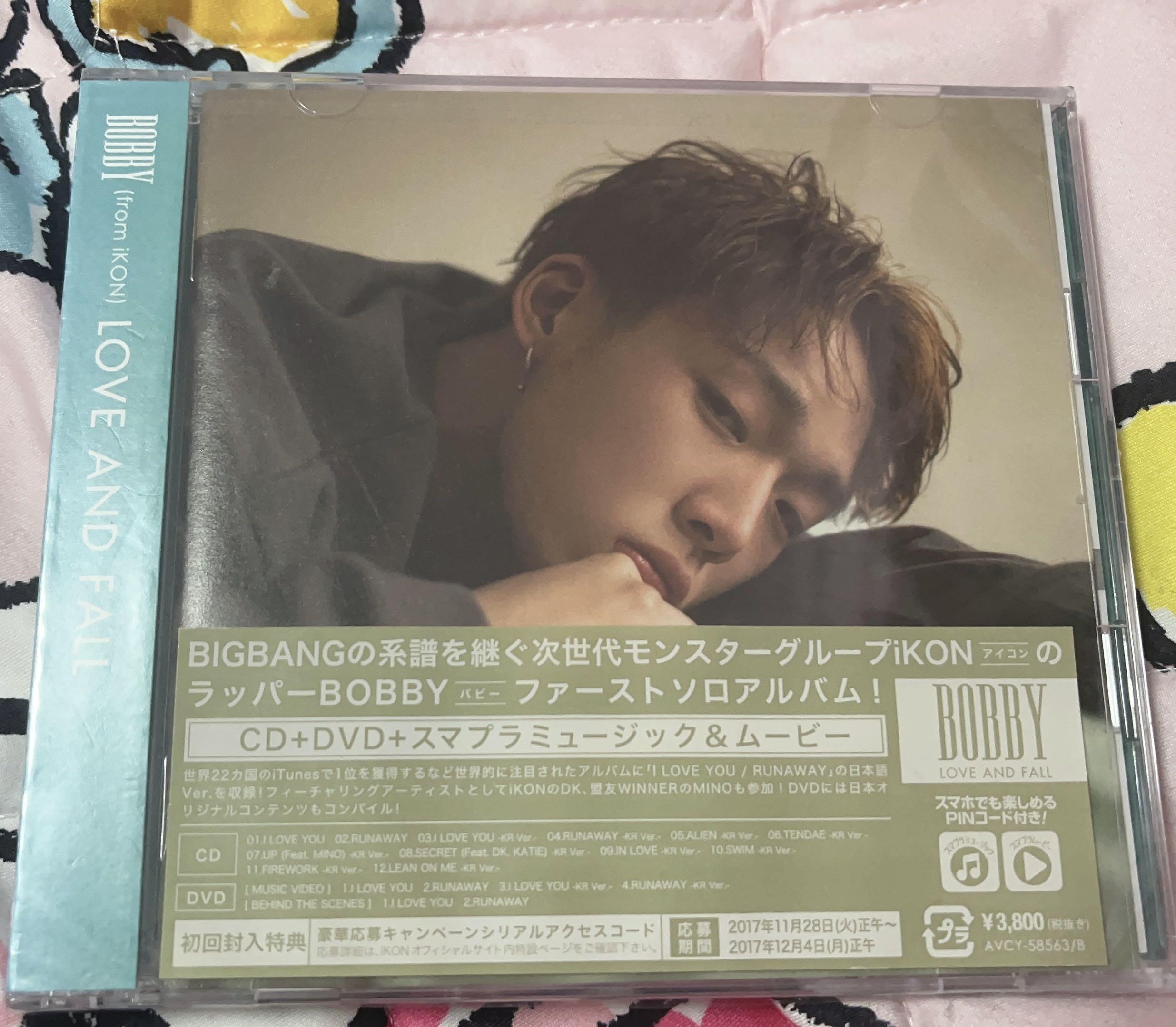 Sealed] iKON Bobby - LOVE AND FALL ［CD+DVD］(Japanese