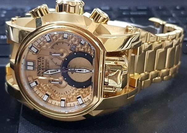 Invicta 25210 Bolt Zeus Men s Reserve Swiss Quartz 200m Gold Tone