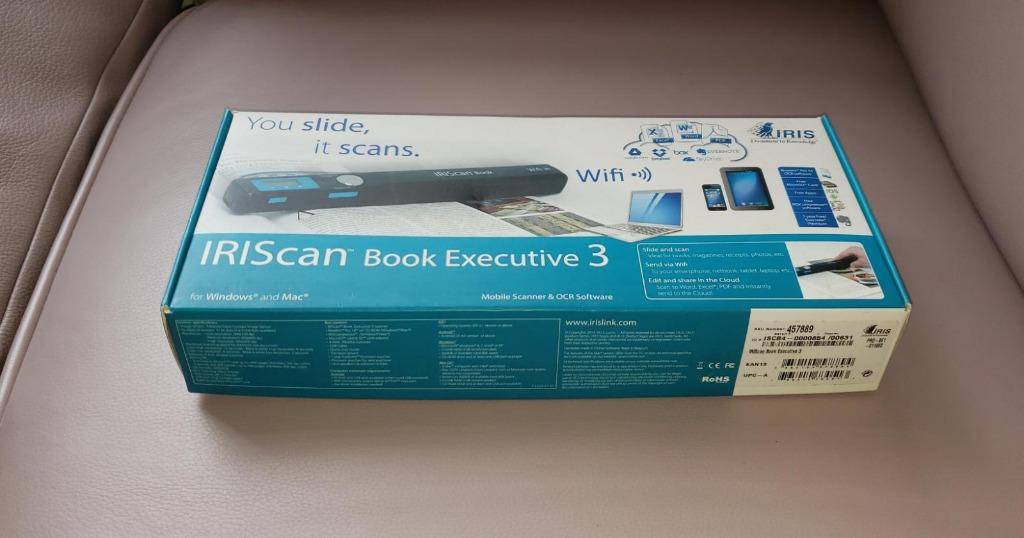 IRIScan Book 5 Wifi (Portable Scanner & OCR Software), 電腦＆科技