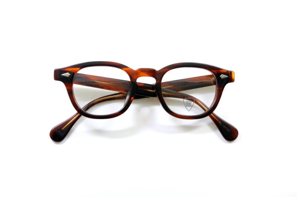 JULIUS TART OPTICAL, AR , COLOR: DEMI AMBER , SIZE: 44/46/48, 男裝