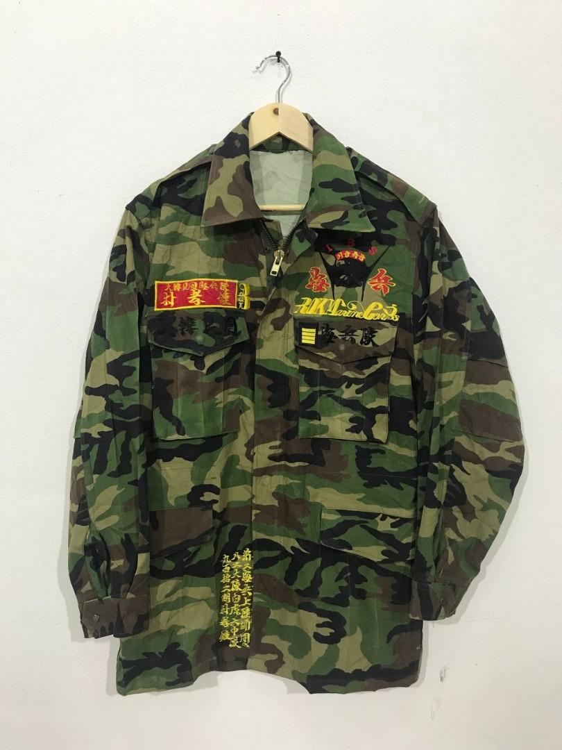Korea Army Jacket, Men's Fashion, Coats, Jackets and Outerwear on Carousell