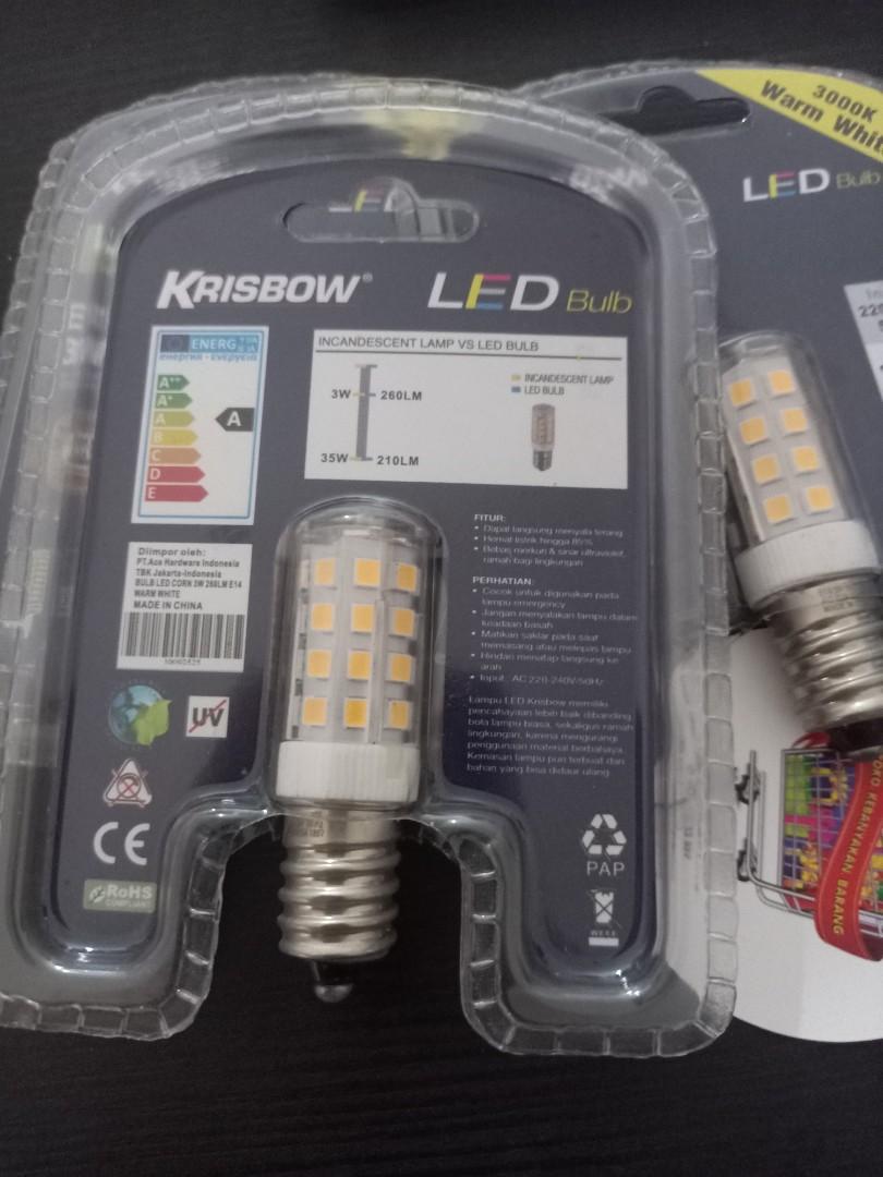 Lampu LED Krisbow Ace Hardware E14 3watt, Elektronik, Lainnya di Carousell