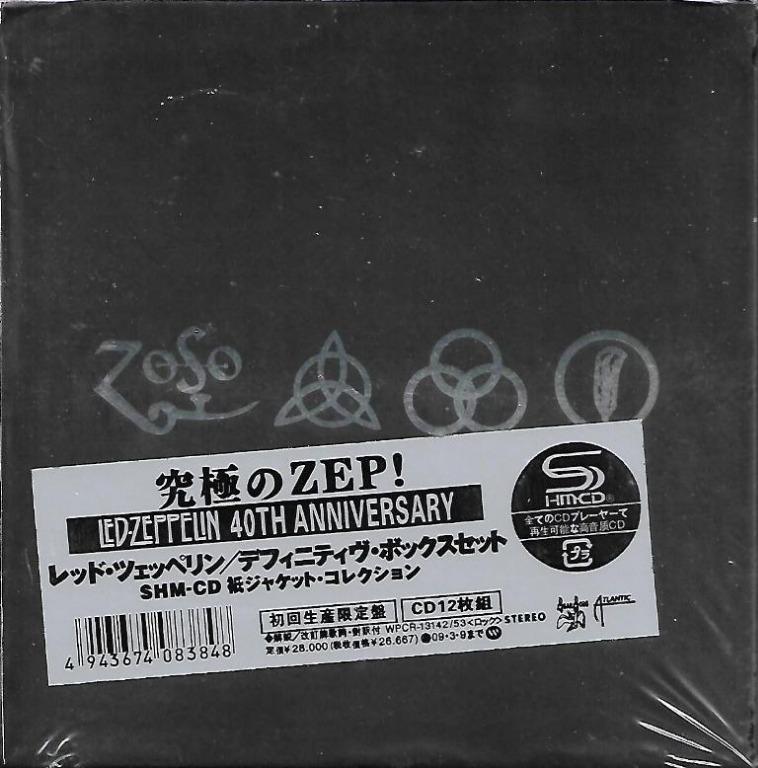 Led Zeppelin 40th Anniversary 12 CD Definitive Collection Box Set Japan  Imported Original New And Sealed, Hobbies  Toys, Music  Media, CDs  DVDs  on Carousell