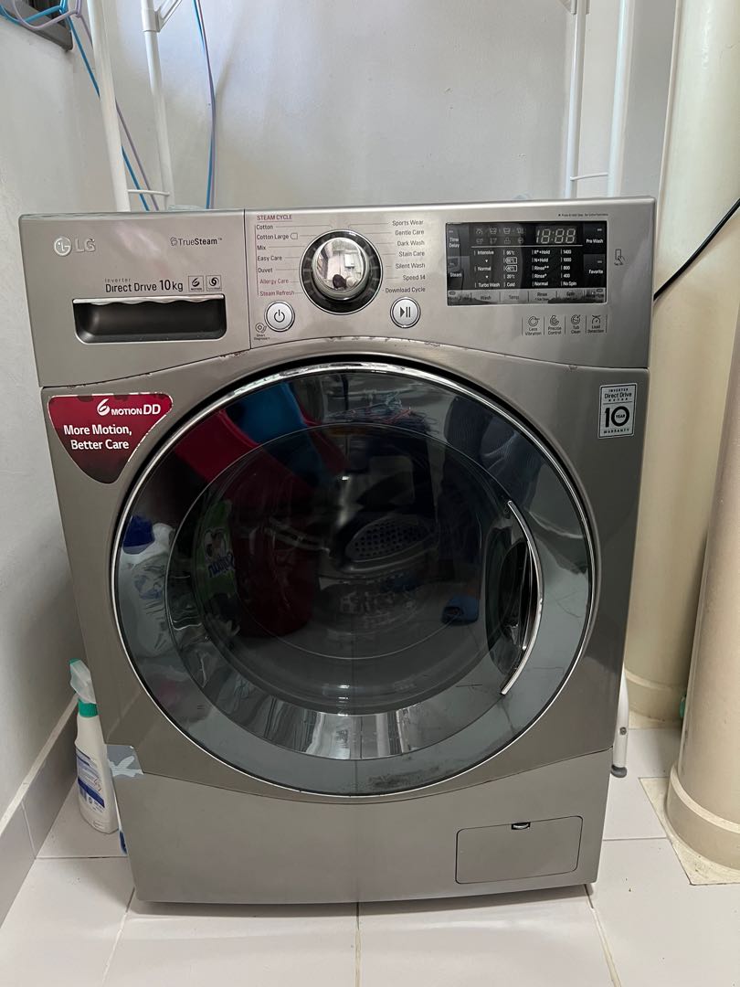 LG 10kg 6 Motion Inverter Direct Drive Front Load Washing Machine