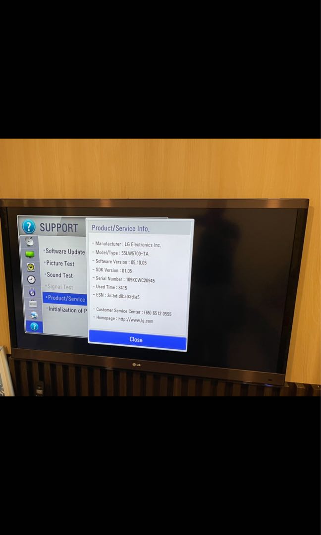 LG 55 inch TV, TV & Home Appliances, TV & Entertainment, TV on Carousell