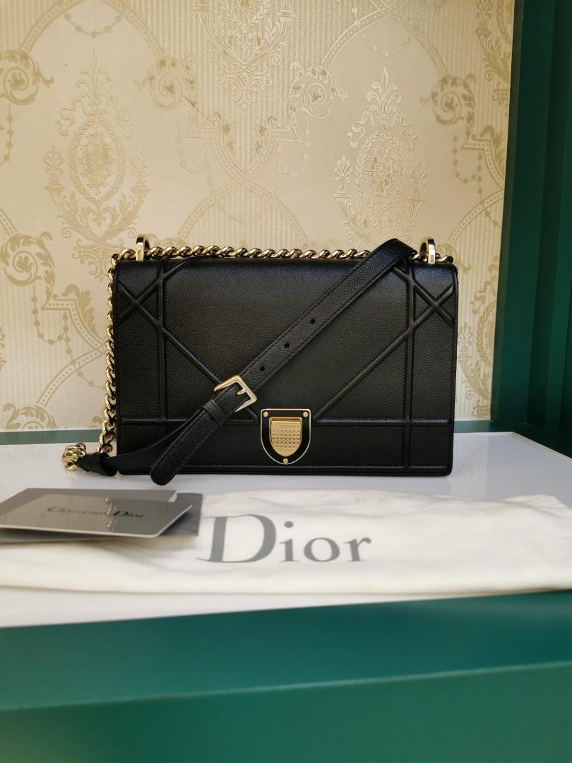 Dior Diorama Medium Calf Green