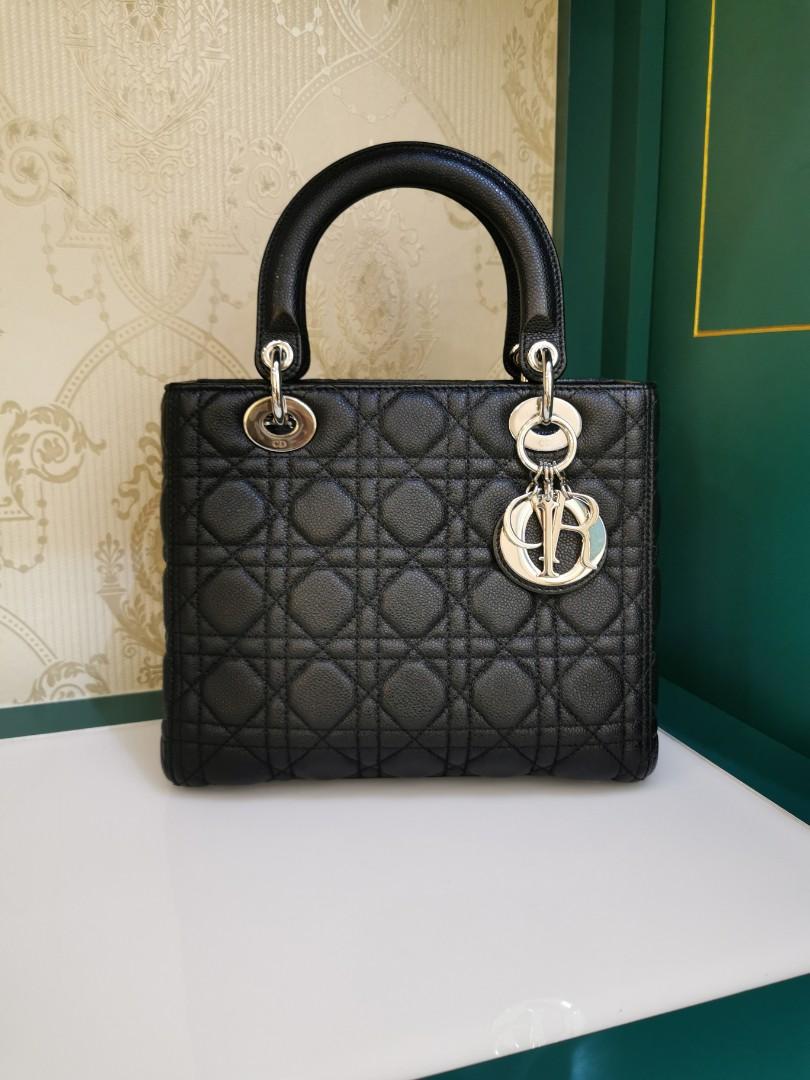 lady dior supple grained calfskin