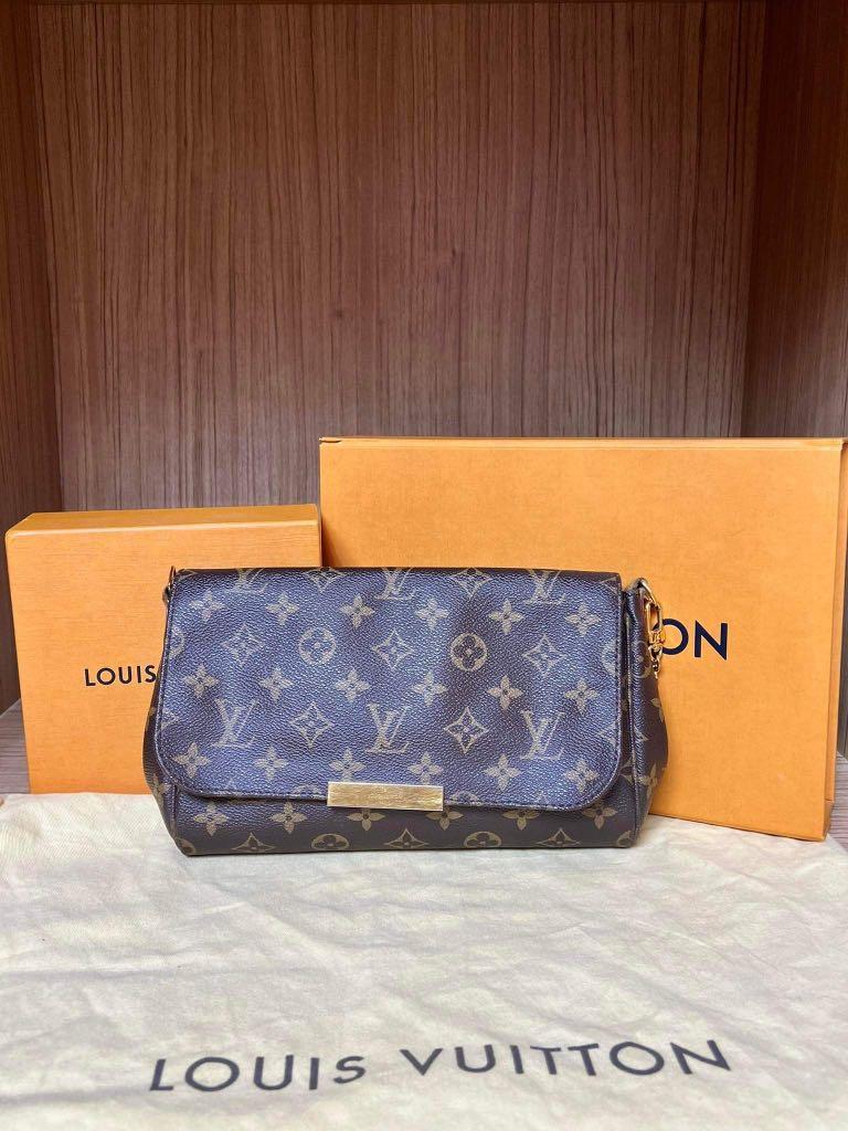Louis Vuitton Favorite MM (Category: Luxury Bags & Wallets) located in Tarlac. Submitted by sarahtialyn2220 (Listing ID 1150557043, Image 1). Description: PTPA For Sale Louis Vuitton Favorite MM Condition: 8.5 /10 With Dustbag, Box & Replaced LV 16mm monogram strap (Condition of strap 9.5/10) Grab it now for only 48k.