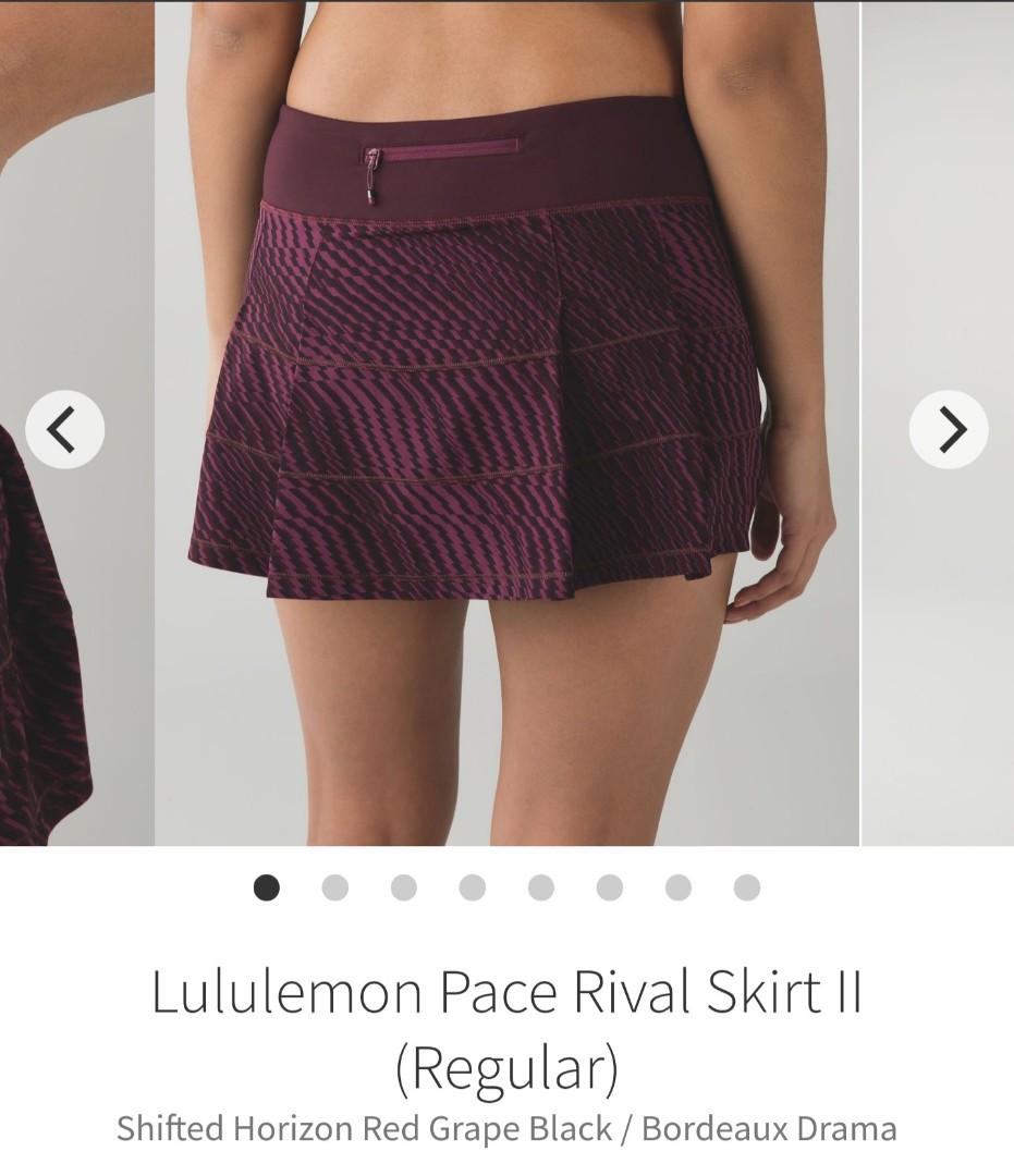 Lululemon Pace Rival skirt size 8 