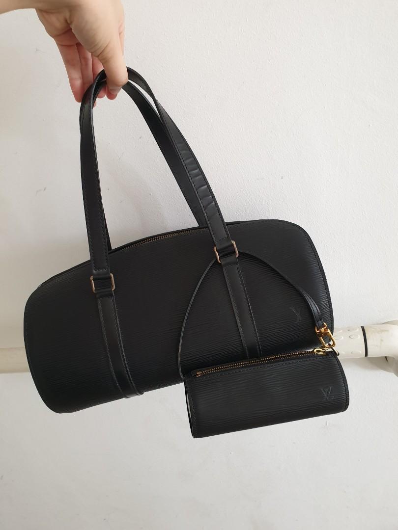Louis Vuitton black epi Soufflot shoulder bag with mini bag – Bag Babes  Boutique LLC