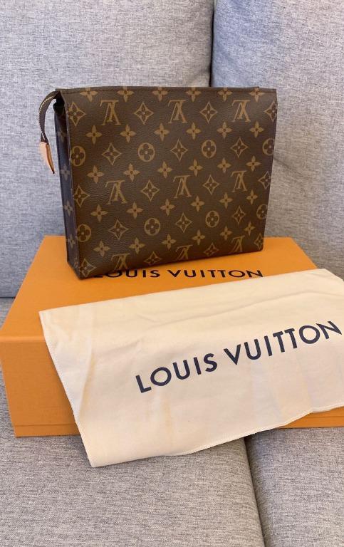 Receipt attached for the Louis Vuitton 26 pouch , #LV