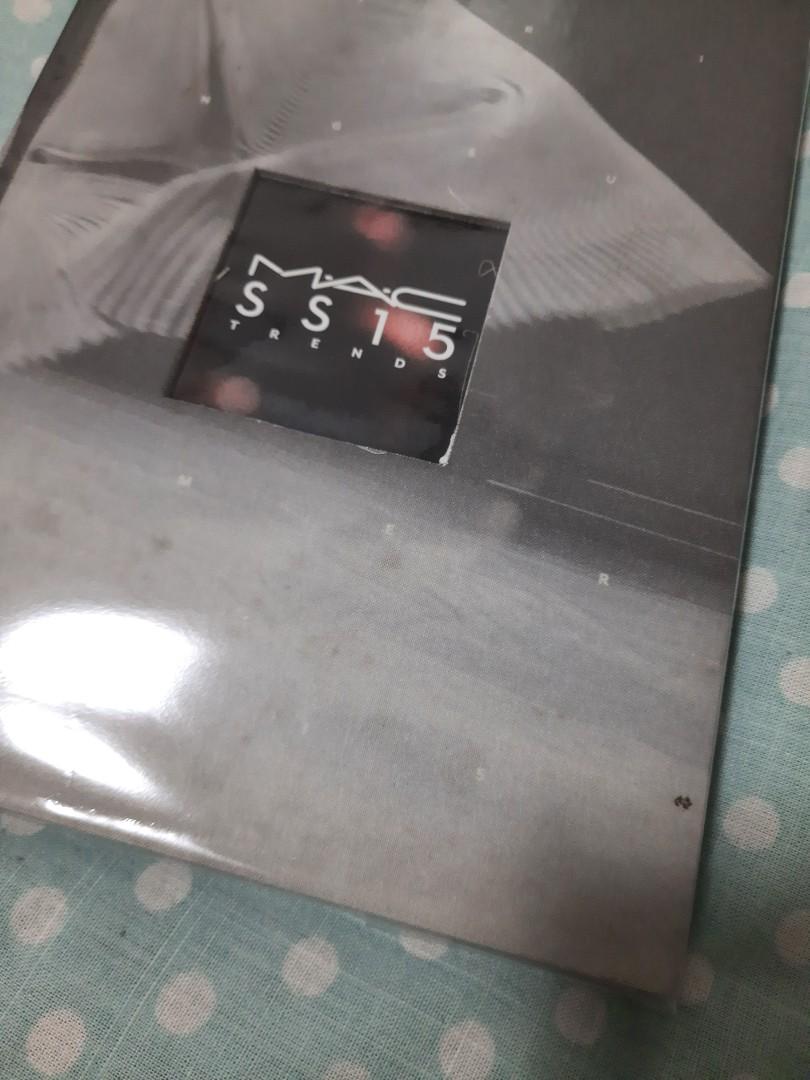 MAC Makeup Trends Book (Category: Makeup) located in Paranaque City. Submitted by judyg1 (Listing ID 1150448715, Image 2). Description: Hard to find book. Cover already had stains when I purchased from a reseller so please manage your expectations. I can provide more photos if needed I covered it in plastic right after I recieved it. Pages are all clean, near perfect condition. Not so much a tutorial book, but has many high quality and close up p