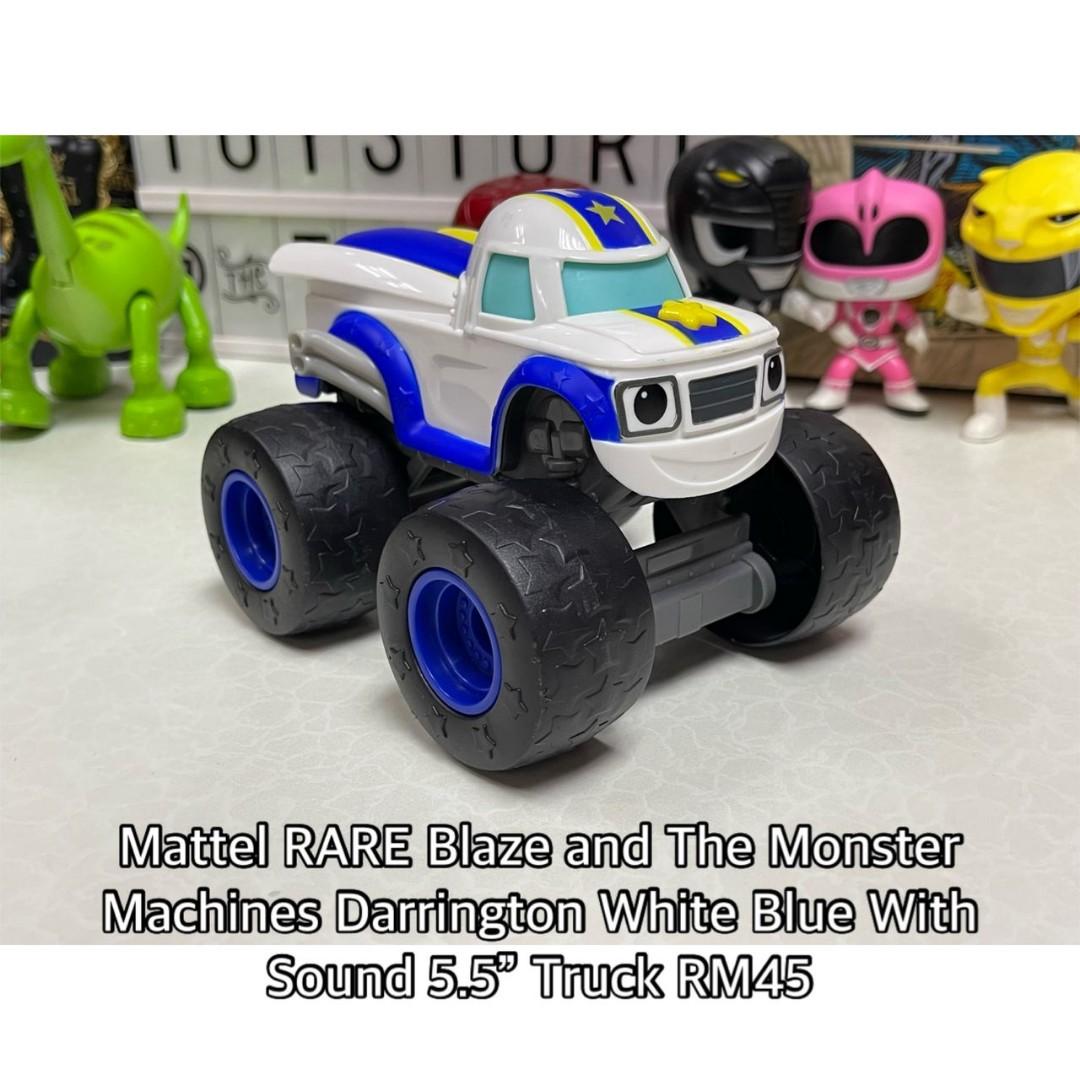 Mattel rare blaze and the monster machine darrington white blue