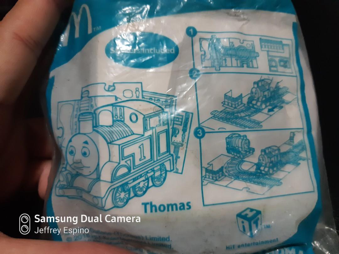 McDonalds Thomas and Friends sealed (Category: Character Goods) located in Quezon City. Submitted by jeffreyespino (Listing ID 1150604776, Image 2). Description: Original We accept cash, GCash 09152688298, Paymaya 09989968742, BPI, BDO, LBC, Cebuana Lhuiler, MLhuiler and Palawan Express payments. For faster transaction sms us thru 09989968742 Deliver / pick up thru Grab, Lalamove, Borzo, Toktok etc. Shipping via JRS Express or LBC (delivery or sh