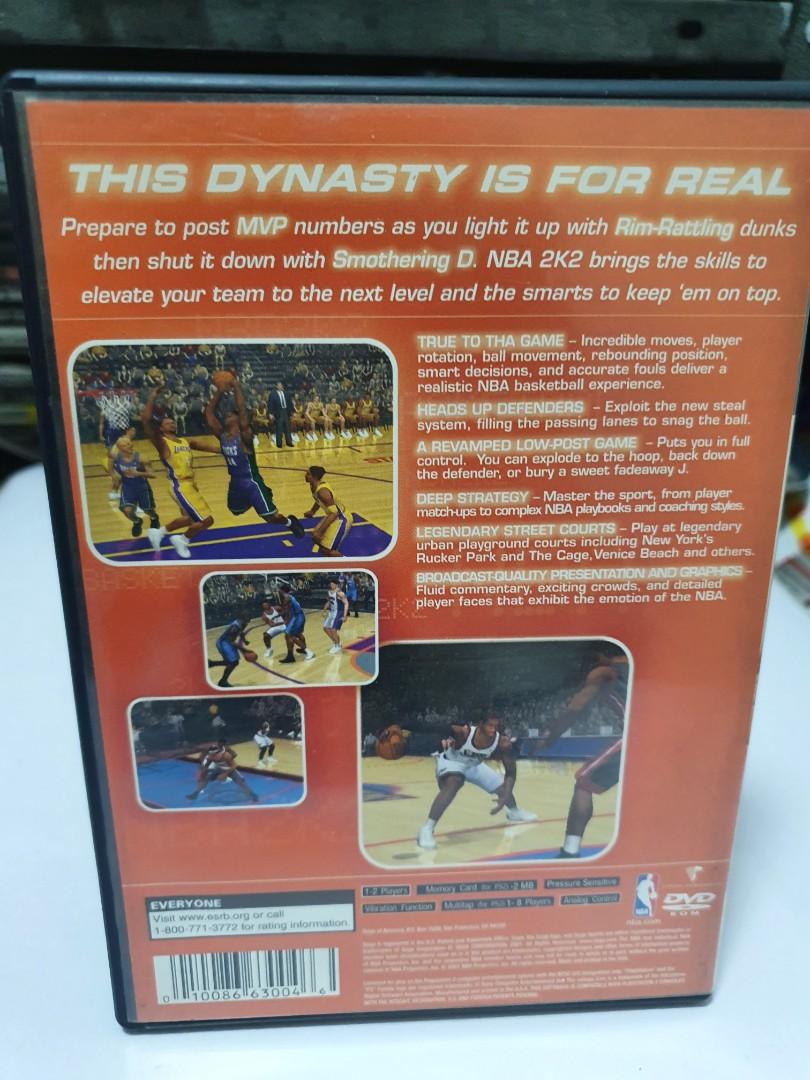 Nba 2k2 (Sony ps2, ntsc u/c) (Category: PlayStation) located in Quezon City. Submitted by itemsforadoption (Listing ID 1150553895, Image 2). Description: Rfs: Its 2022! Happy New Year everyone. Now is a time to be joyous and declutter. And I'm doing just that this season. If you're interested in a game, I'm also will to accept trade in like trading old games for a newer one. Just send a message my way Nba Street Vol 2 is in okay working condition