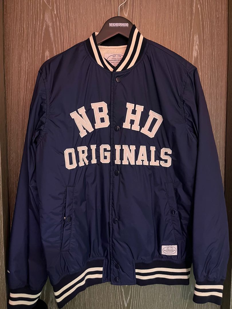 Neighborhood baseball jacket, 男裝, 外套及戶外衣服- Carousell