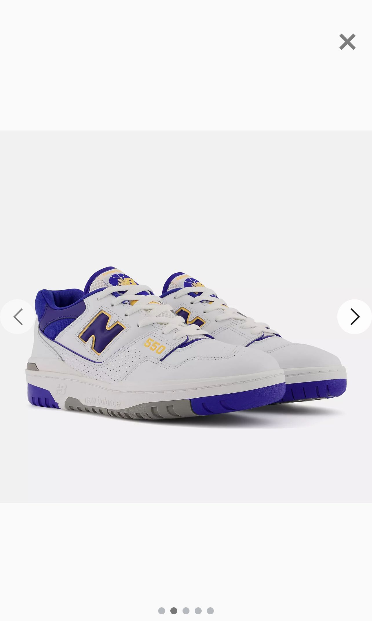 new balance 550 blue yellow