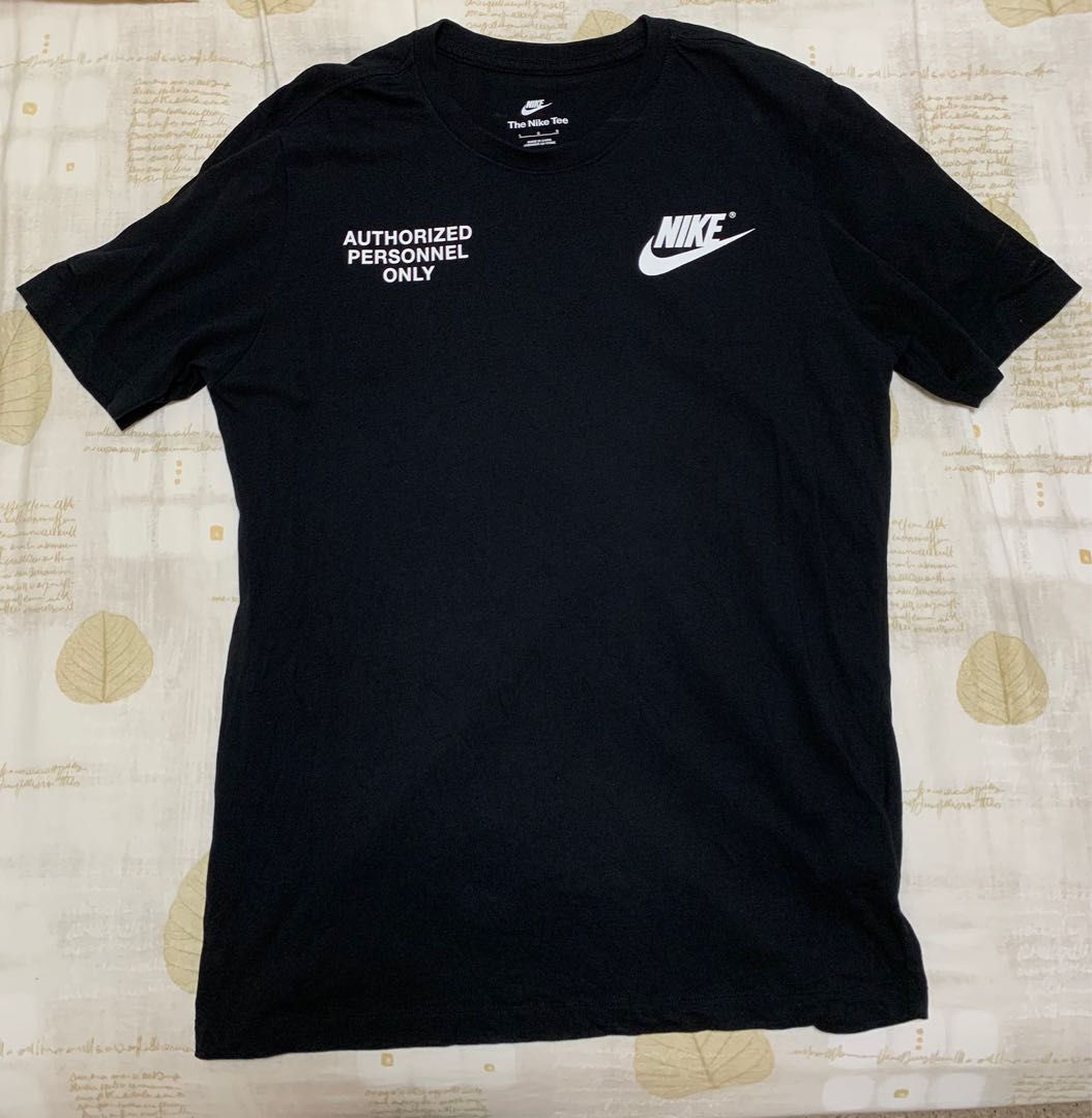 Nike Authorised Personnel Only Tee, Men's Fashion, Tops & Sets, Tshirts ...