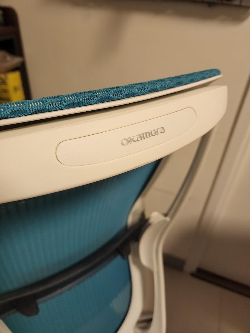 放OKAMURA（Sylphy） office chair (made in japan) 原價10000, 傢俬＆家居, 傢俬, 椅子