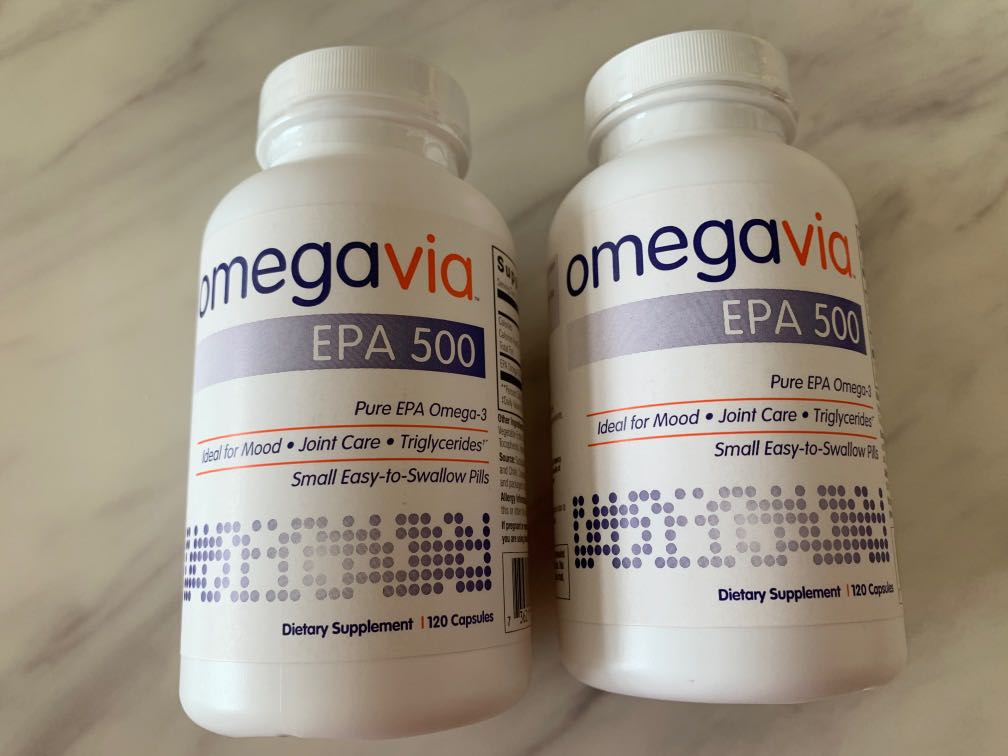 Omegavia EPA 500 Expiry Aug 2022 Selling $23 each Brand New, Health \u0026  Nutrition, Health Supplements, Vitamins \u0026 Supplements on Carousell