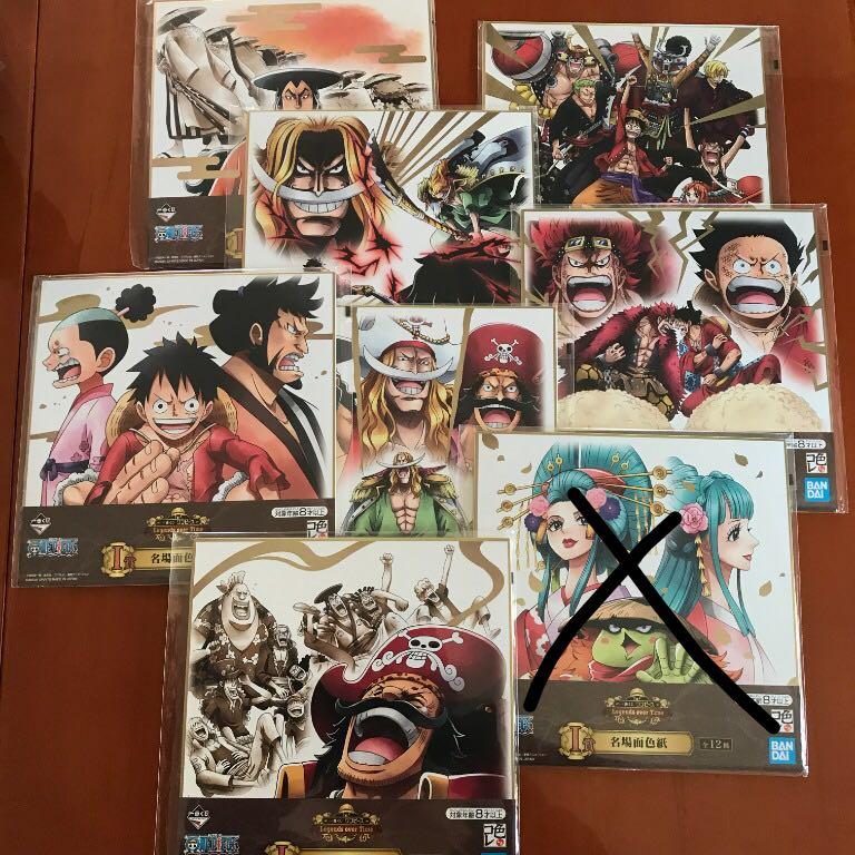 One Piece 一番賞legends Over Time I賞名場面色紙 興趣及遊戲 玩具 遊戲類 Carousell