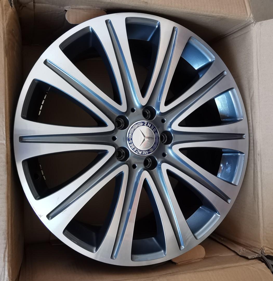E35 Rims Original Mercedes-Benz E350e front sport rim, Auto Accessories on Carousell