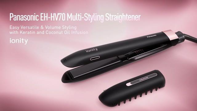 Panasonic EH HV70 Ionity Multi styling Hair Straightener Beauty