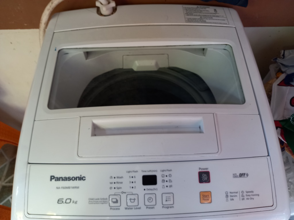 Panasonic NAF60MB1WRM 6.0 kg. Top Load Washing Machine, TV & Home