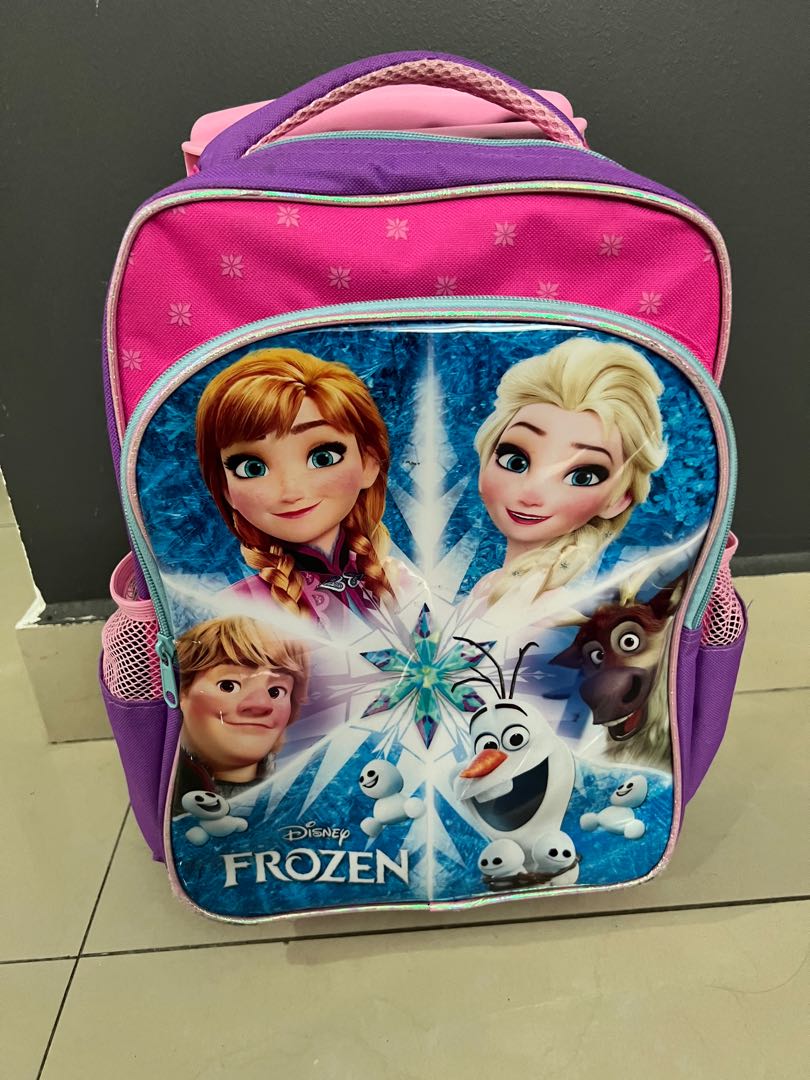 Disney Frozen Hard Shell Rolling Luggage - Magic | BIG W