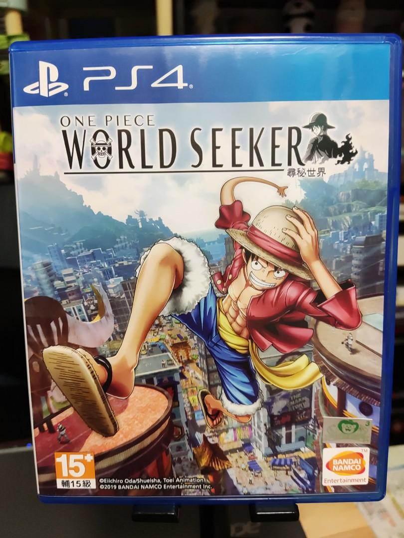 💙PS4 航海王尋秘世界One Piece World Seeker 中文版本💖💖海賊王粉絲們格鬥過關劇情怎能錯過👍💖必玩格鬥動作遊戲👍點擊圖片有更多內容💖PS4  PS5支援使用💖市面罕有買少見少, 電子遊戲, 遊戲機配件, 遊戲禮物卡及帳戶-