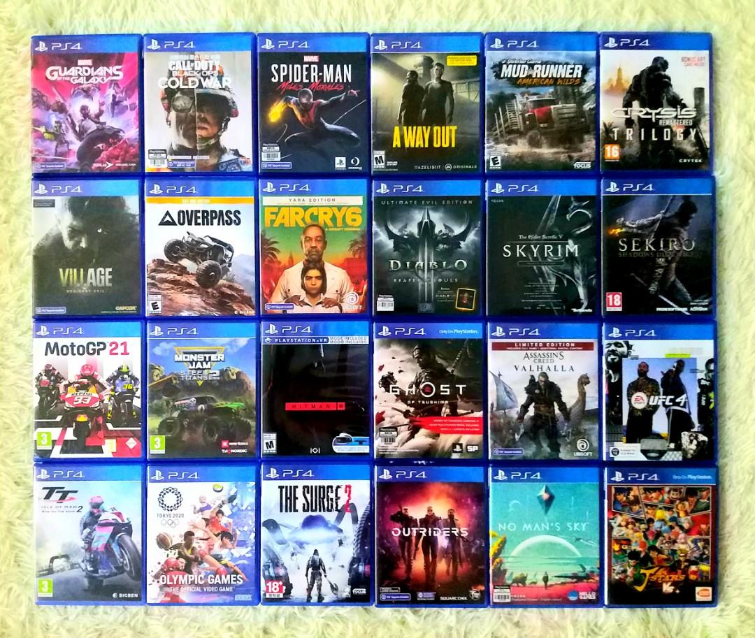 Pre used ps4 games clearance