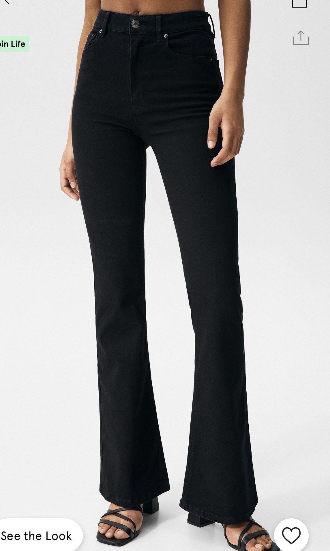 Pull \u0026 bear flare jeans, Fesyen Wanita, Pakaian Wanita, Bawahan di Carousell