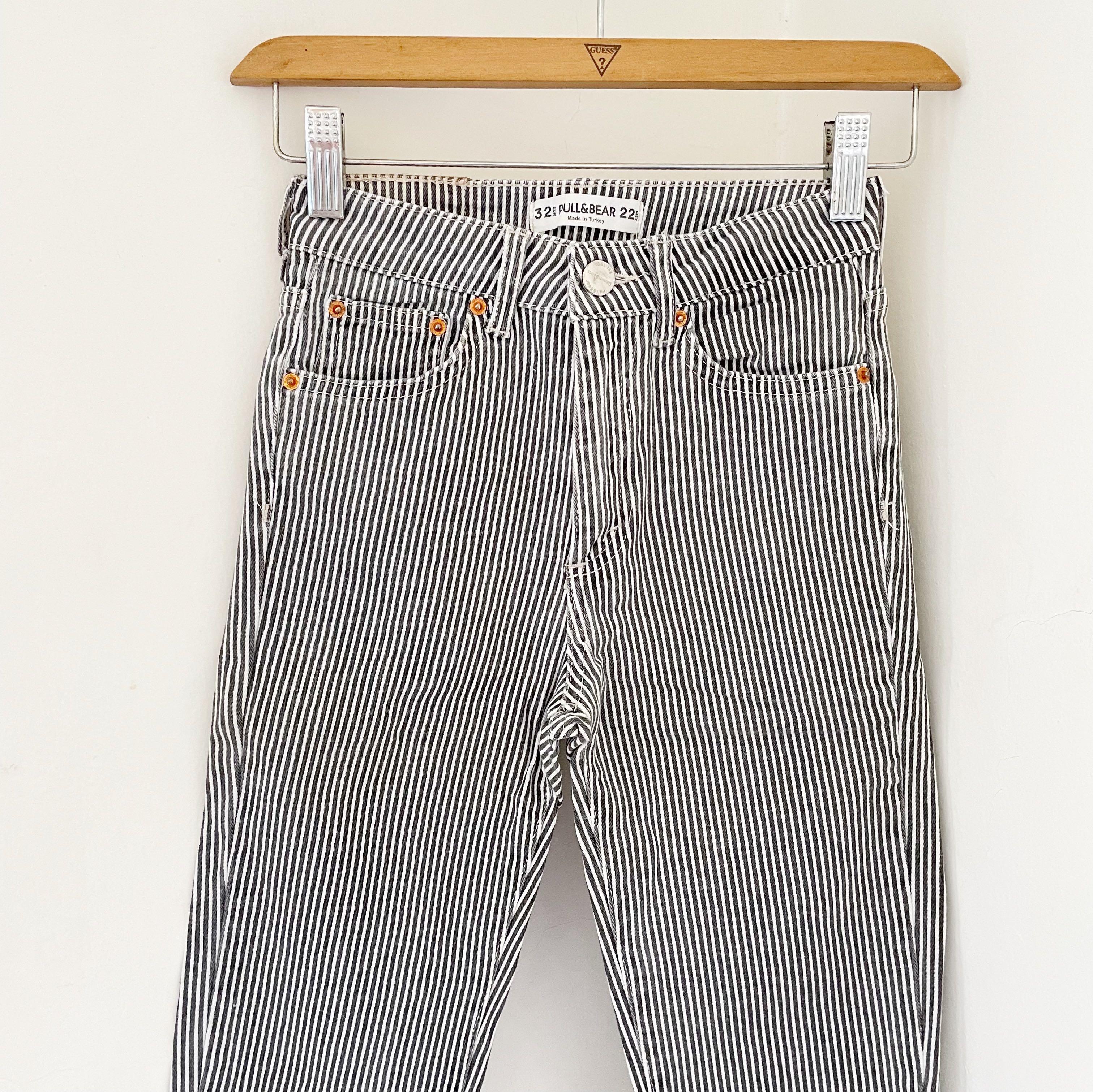 Pull\u0026Bear HW Pinstripe Pants, Women's 