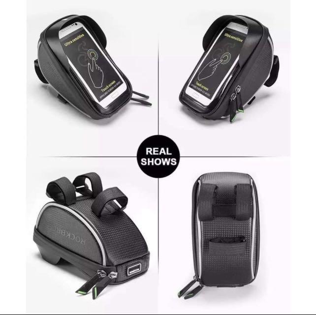 Rockbros handlebar bag, Sports Equipment, Bicycles & Parts, Parts