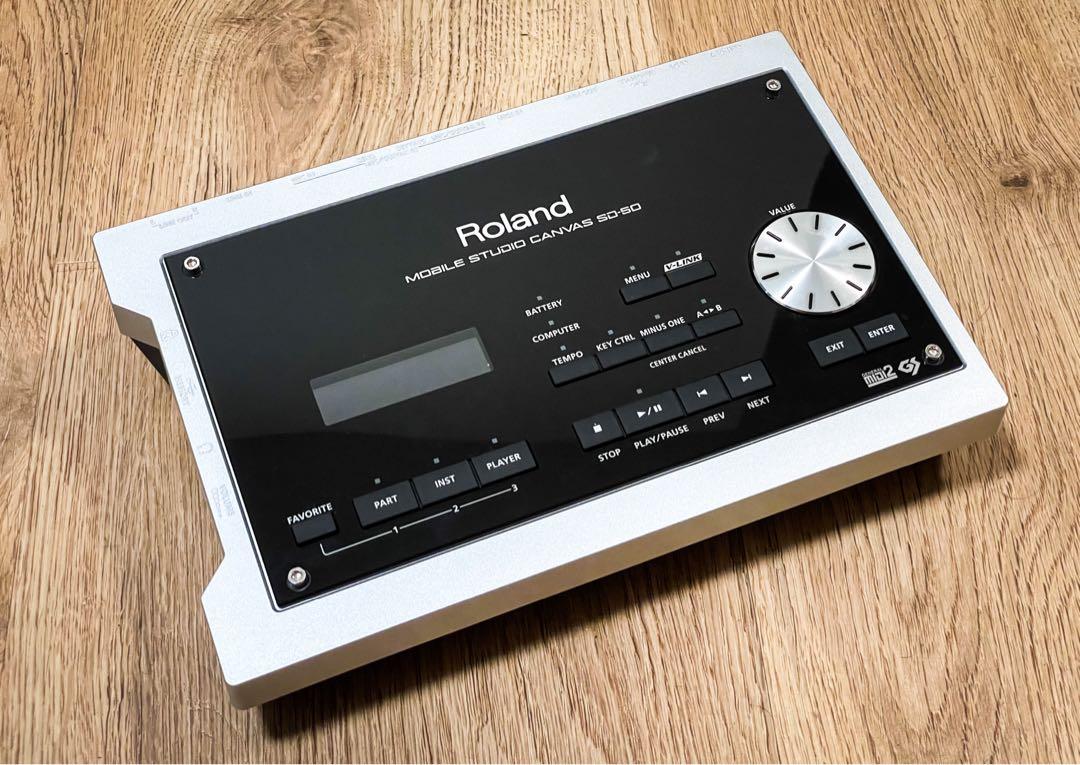 音源モジュール Roland SD-50 Mobile Studio Canvas - MIDI関連機器