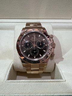 ROLEX DAYTONA ROSE GOLD CHOCO DIAL 116505